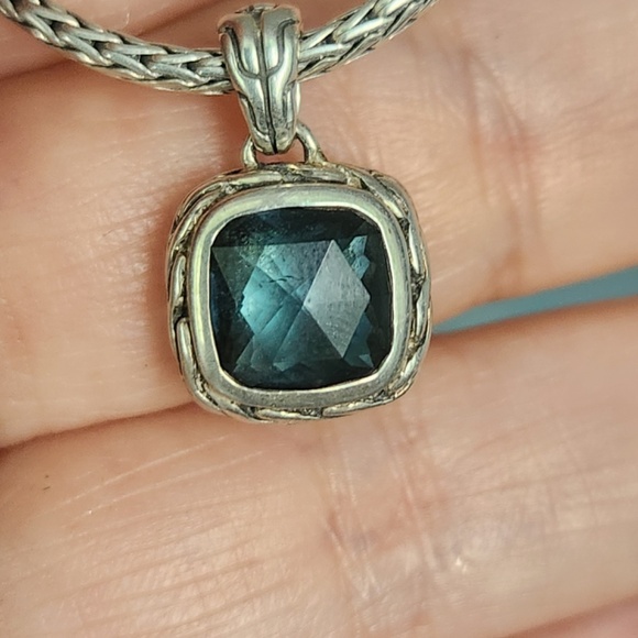 John Hardy Sterling Silver & Labradorite Classic Chain Necklace, NWOT - Picture 10 of 16